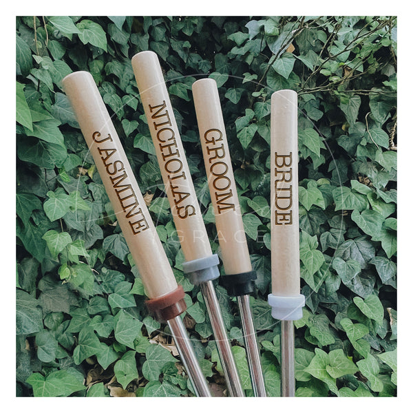 Personalized Extendable Marshmallow Roaster Sticks