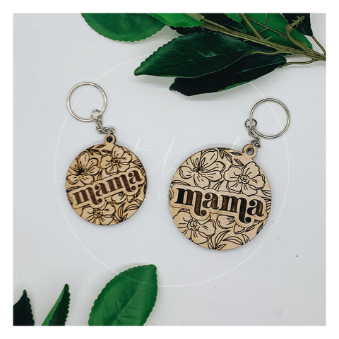 Floral Mama Keychain / Ornament