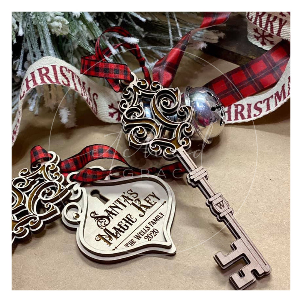 Personalized Santas Magic Key Christmas Ornament – Gisely's Kreations