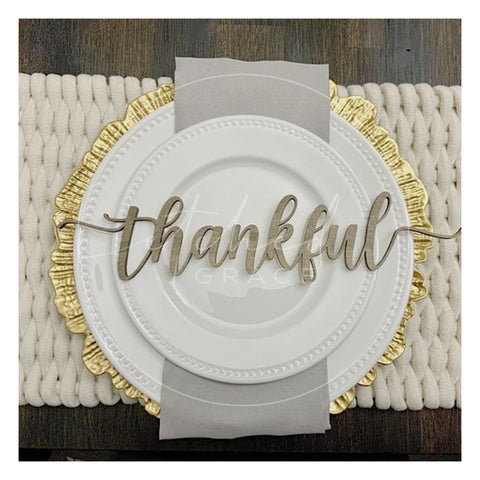 "Thankful" Place Setting Set